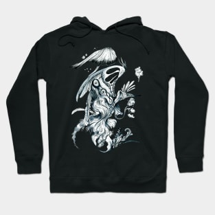 Bird Amalgamation_ B&W Hoodie